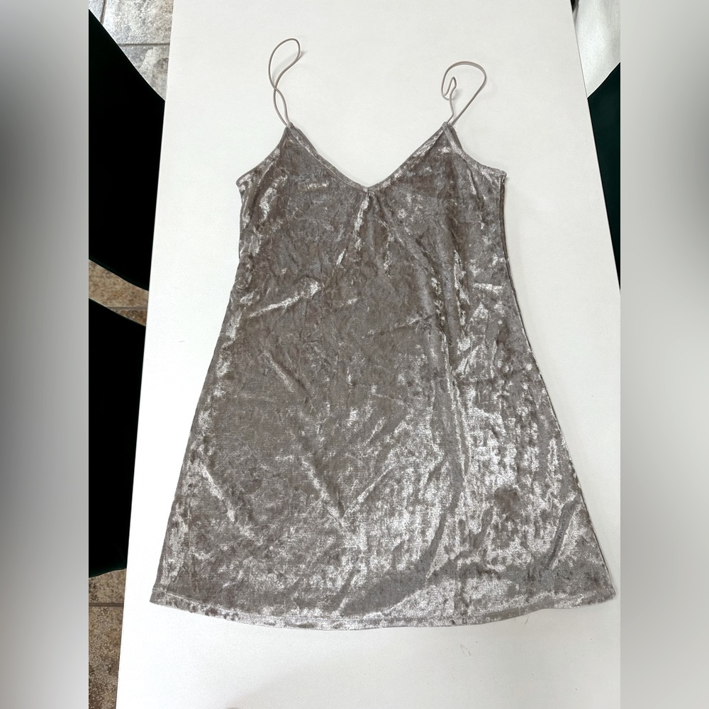 Full tilt crushed velvet mini dress.